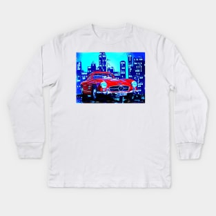 Mercedes 300SL Gullwing Kids Long Sleeve T-Shirt